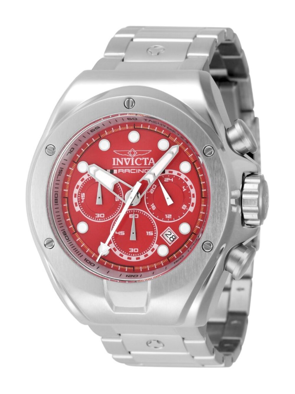 Invicta Racing RedLine Men's Watch 48mm Red/Silver (47744) New!